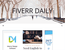 Tablet Screenshot of fiverrdaily.com